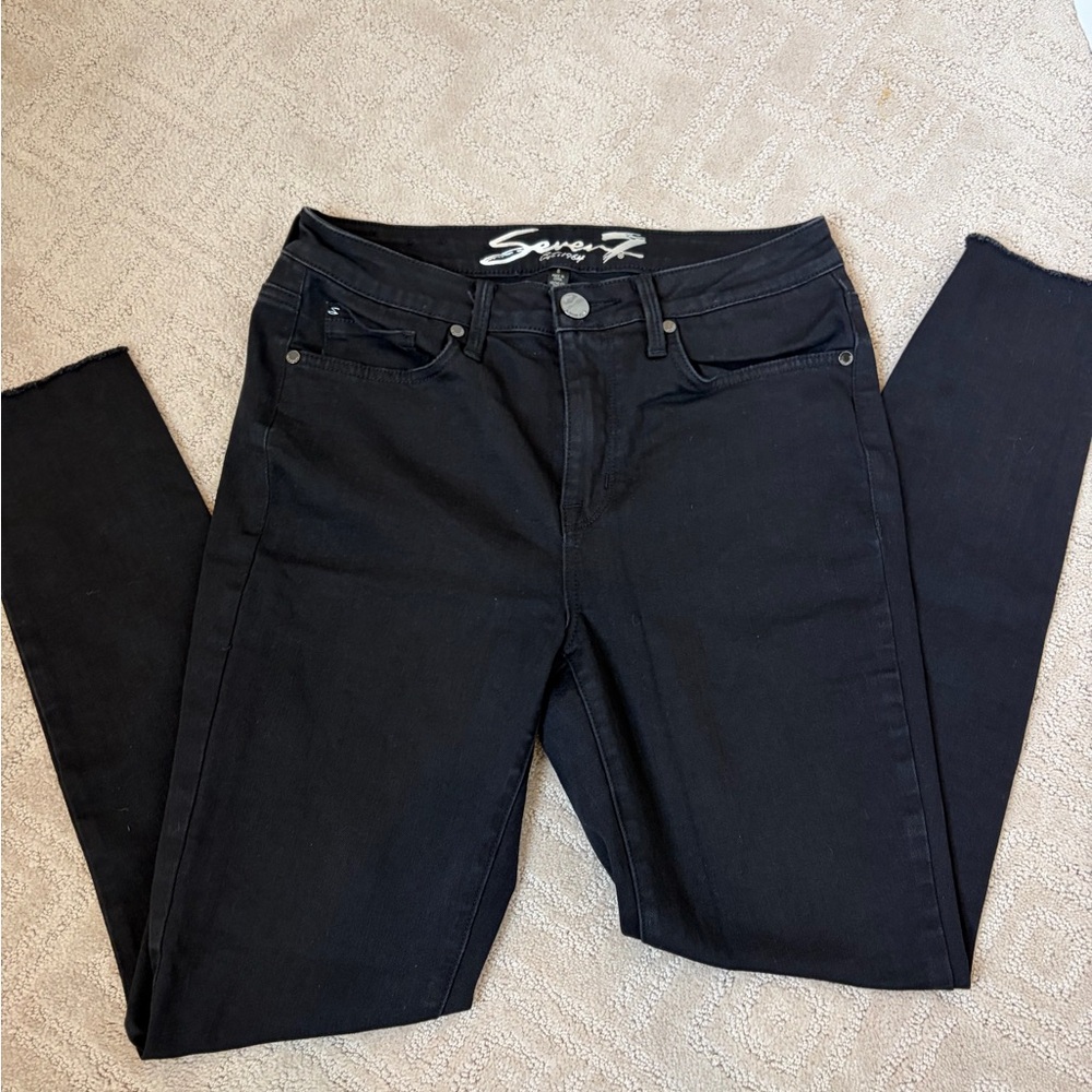7 For All Mankind black Denim Pants